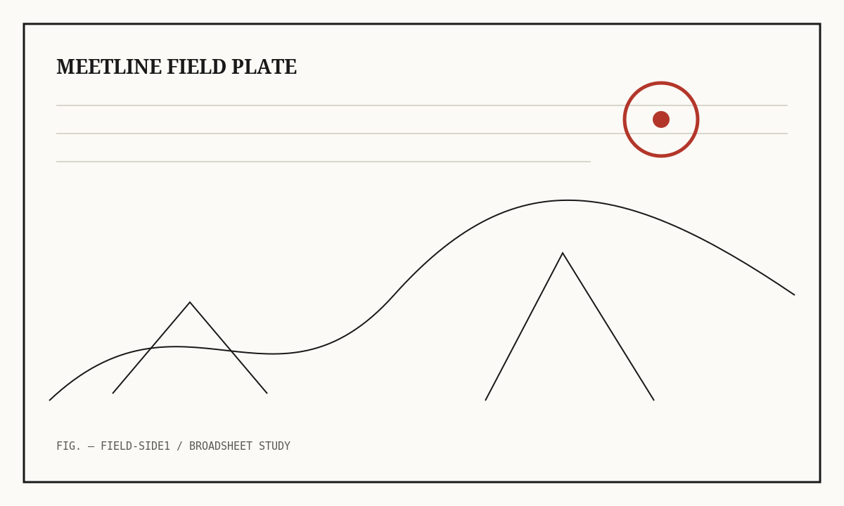 Scheduling field note illustration